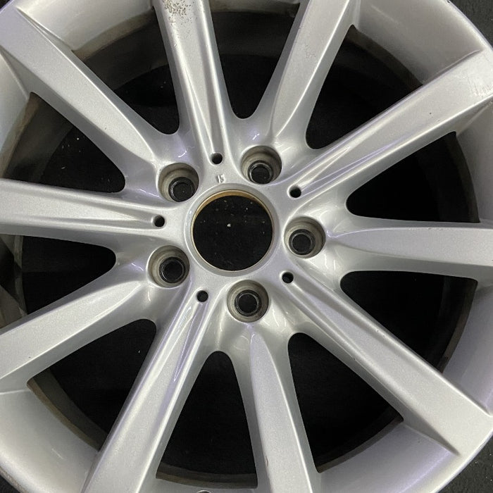 18" BMW 528i 11-16 18x8 alloy 10 spoke frt rear alternating spoke silver Original OEM Wheel Rim