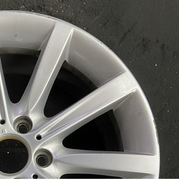 18" BMW 528i 11-16 18x8 alloy 10 spoke frt rear alternating spoke silver Original OEM Wheel Rim