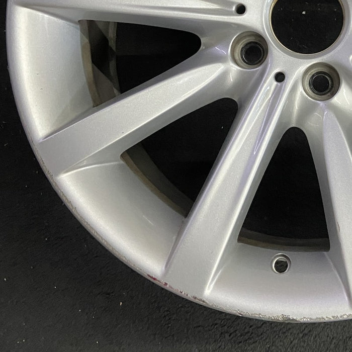 18" BMW 528i 11-16 18x8 alloy 10 spoke frt rear alternating spoke silver Original OEM Wheel Rim