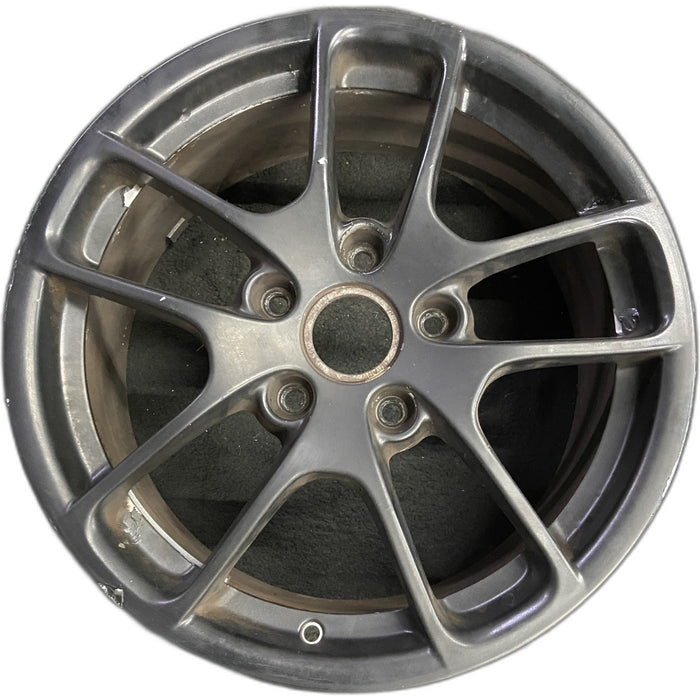 18" PORSCHE BOXSTER 17-25 18x8, , triangle spoke Original OEM Wheel Rim - Front View