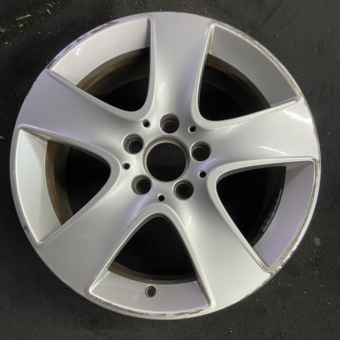17" MERCEDES CLA-CLASS 15-16 117 Type, CLA250, 17x7.5 Original OEM Wheel Rim - Angle View
