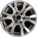 18" RANGER 19 18x8 , 6 spoke, machined face with pockets , U spoke Original OEM - Front View