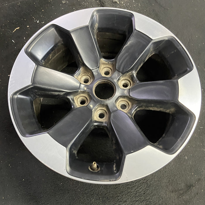 18" DODGE 1500 PICKUP 19-21 , 18x8 , , 6 spoke, opt WBT Original OEM Wheel Rim - Side Profile