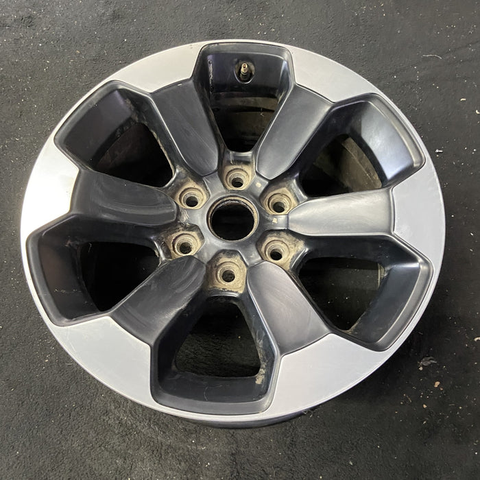 18" DODGE 1500 PICKUP 19-21 , 18x8 , , 6 spoke, opt WBT Original OEM Wheel Rim - Close-Up Detail