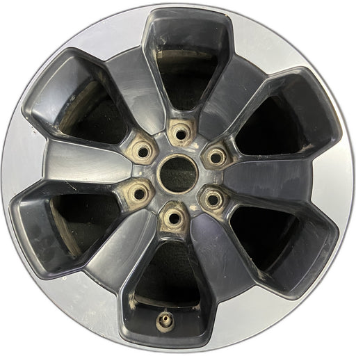 18" DODGE 1500 PICKUP 19-21 , 18x8 , , 6 spoke, opt WBT Original OEM Wheel Rim - Front View
