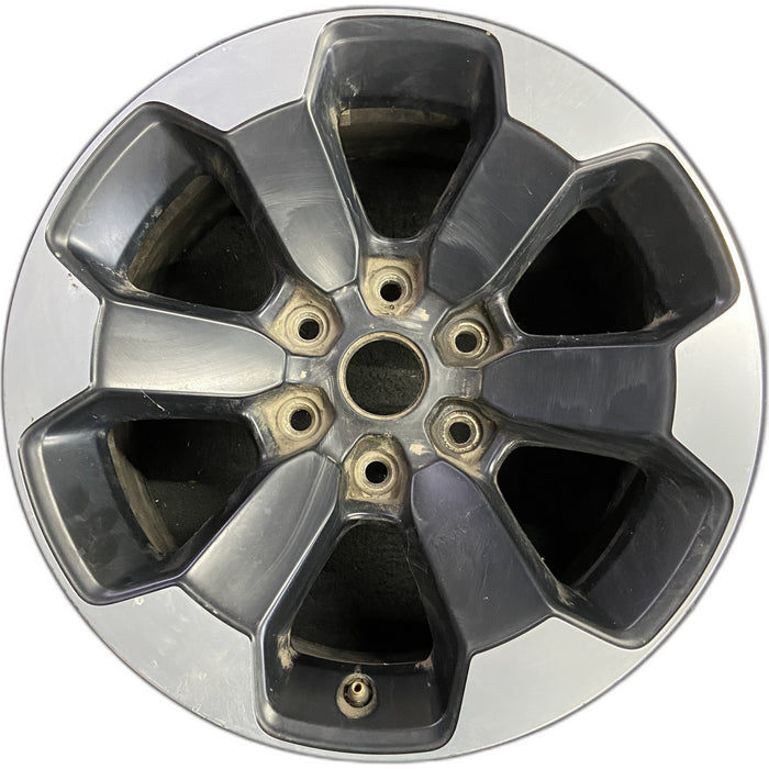 18" DODGE 1500 PICKUP 19-21 , 18x8 , , 6 spoke, opt WBT Original OEM Wheel Rim - Front View