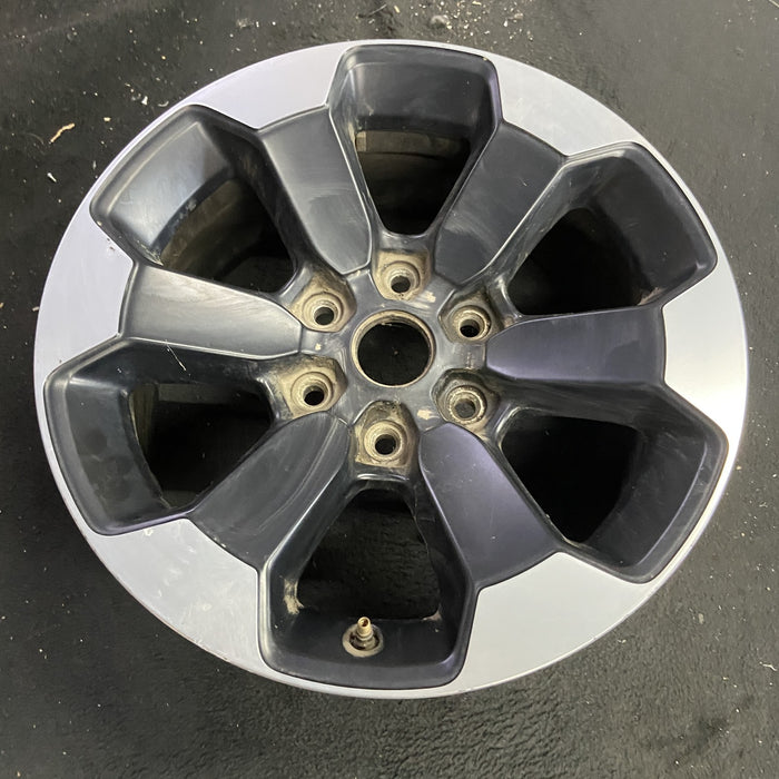 18" DODGE 1500 PICKUP 19-21 , 18x8 , , 6 spoke, opt WBT Original OEM Wheel Rim - Side Profile