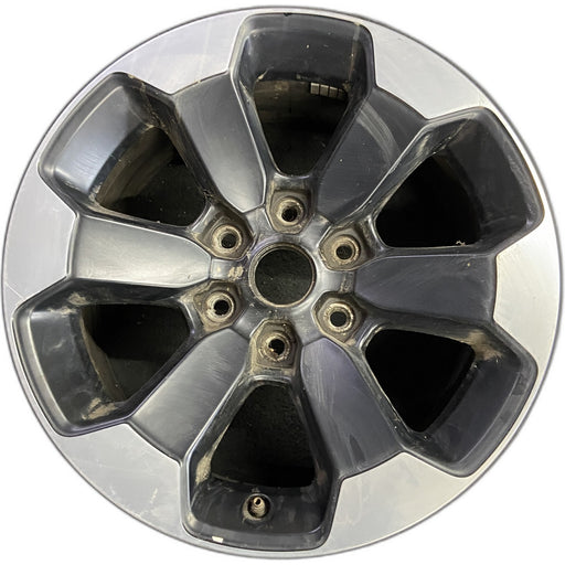 18" DODGE 1500 PICKUP 19-21 , 18x8 , , 6 spoke, opt WBT Original OEM Wheel Rim - Front View