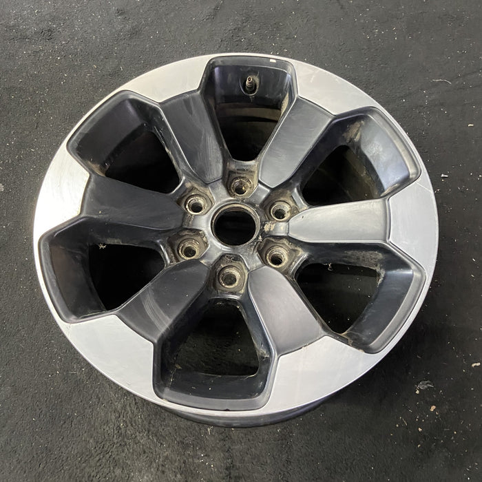 18" DODGE 1500 PICKUP 19-21 , 18x8 , , 6 spoke, opt WBT Original OEM Wheel Rim - Close-Up Detail