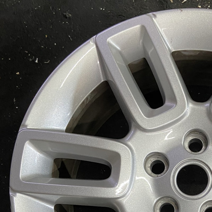 19" DEFENDER 20-22 19x8 6 spoke straight spoke silver Original OEM Wheel Rim - Side Profile