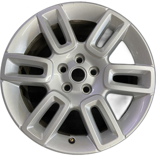 19" DEFENDER 20-22 19x8 6 spoke straight spoke silver Original OEM Wheel Rim - Front View