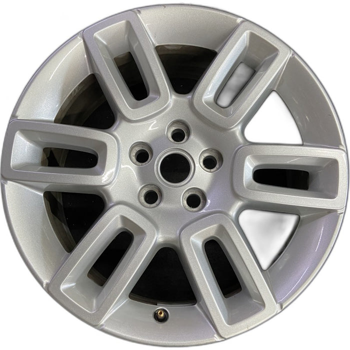 19" DEFENDER 20-22 19x8 6 spoke straight spoke silver Original OEM Wheel Rim - Front View