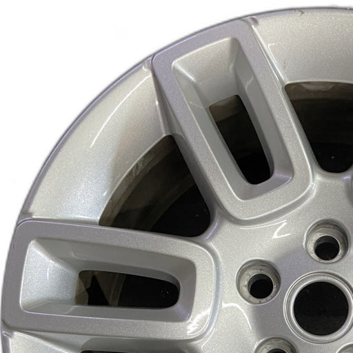 19" DEFENDER 20-22 19x8 6 spoke straight spoke silver Original OEM Wheel Rim - Angle View