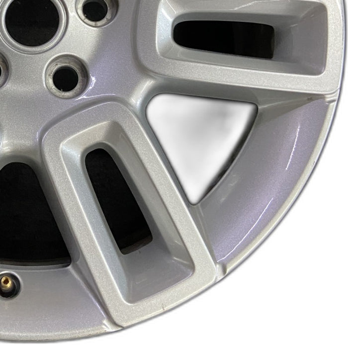 19" DEFENDER 20-22 19x8 6 spoke straight spoke silver Original OEM Wheel Rim - Close-Up Detail