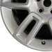 19" DEFENDER 20-22 19x8 6 spoke straight spoke silver Original OEM Wheel Rim - Back View