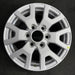 17" TACOMA 24-25 17x7, alloy Original OEM Wheel Rim - Front View