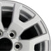 17" TACOMA 24-25 17x7, alloy Original OEM Wheel Rim - Side Profile