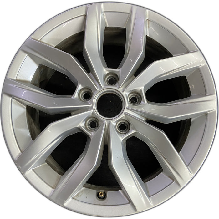 16" PASSAT 16-18 16x6.5 Original OEM Wheel Rim - Front View