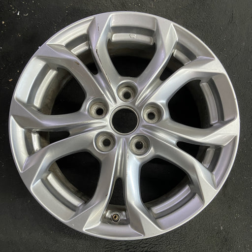 16" MAZDA CX-3 16-18 aluminum, 16x6.5 Original OEM Wheel Rim - Angle View