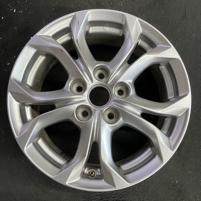 16" MAZDA CX-3 16-18 aluminum, 16x6.5 Original OEM Wheel Rim - Angle View