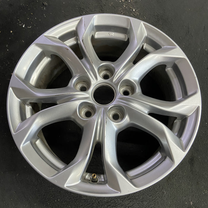 16" MAZDA CX-3 16-18 aluminum, 16x6.5 Original OEM Wheel Rim - Side Profile
