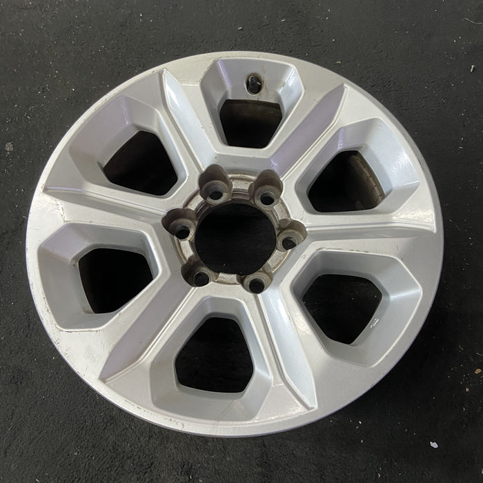 17" 4 RUNNER 14 17x7, alloy Original OEM Wheel Rim - Close-Up Detail