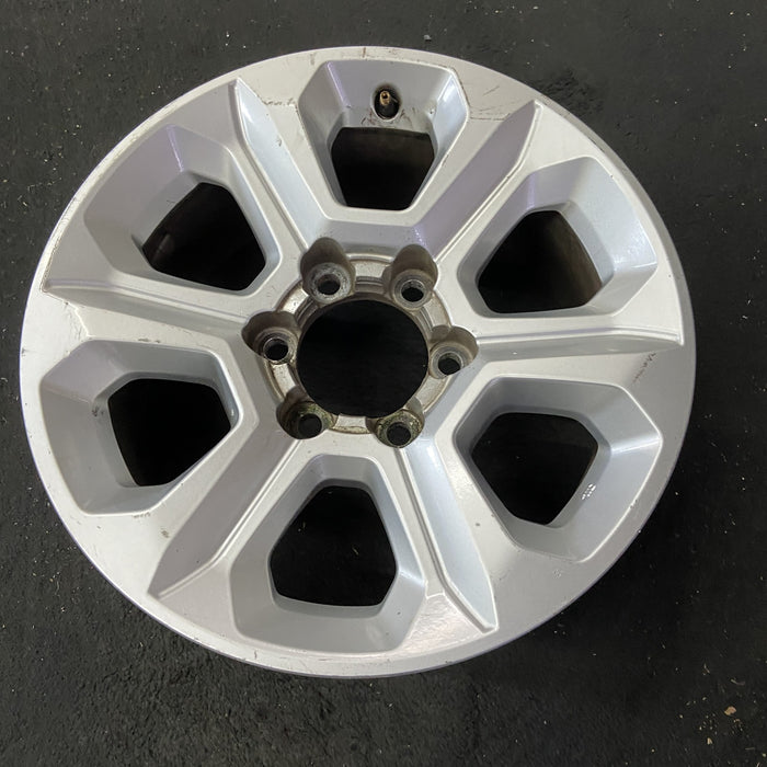 17" 4 RUNNER 14 17x7, alloy Original OEM Wheel Rim - Back View