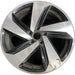 18" GOLF GTI 19-20 18x7.5 , , silver black, lug surround Original OEM Wheel Rim - Front View