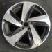 18" GOLF GTI 19-20 18x7.5 , , silver black, lug surround Original OEM Wheel Rim - Angle View