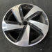 18" GOLF GTI 19-20 18x7.5 , , silver black, lug surround Original OEM Wheel Rim - Close-Up Detail
