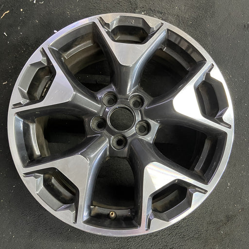 17" XV CROSSTREK 18-20 17x7 , w/machined face Original OEM Wheel Rim - Angle View