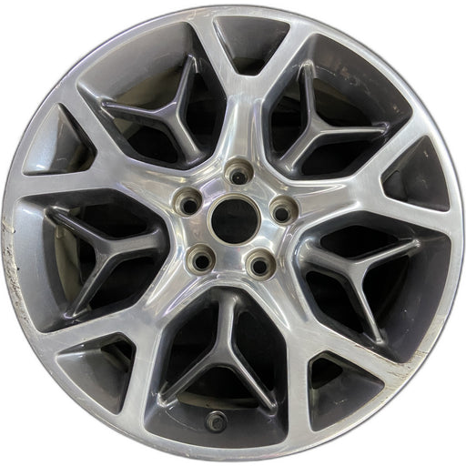 20" GRAND CHEROKEE 18 20x8, 5 spoke, double Y spoke Original OEM Wheel Rim - Front View