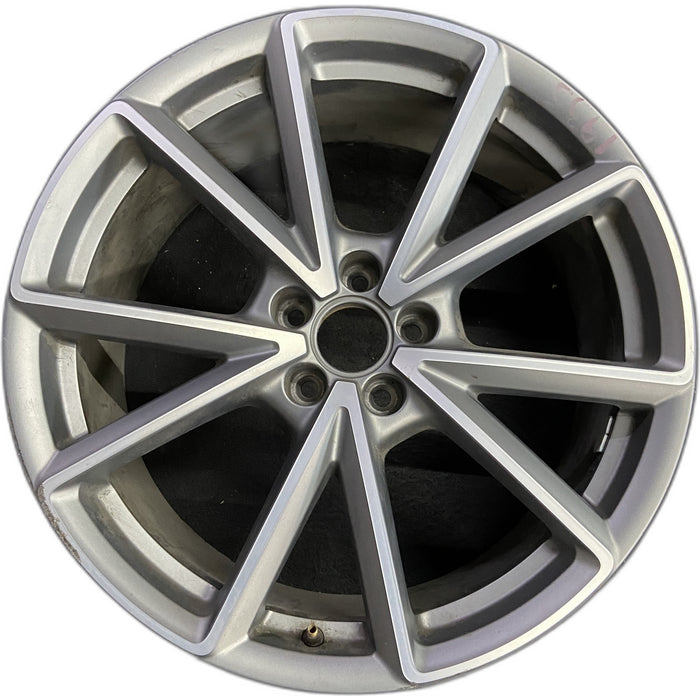 20" AUDI Q5 15-16 20x8.5, 10 spoke, thin spoke Original OEM Wheel Rim - Front View