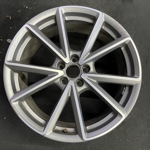 20" AUDI Q5 15-16 20x8.5, 10 spoke, thin spoke Original OEM Wheel Rim - Angle View
