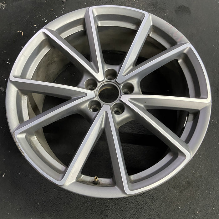 20" AUDI Q5 15-16 20x8.5, 10 spoke, thin spoke Original OEM Wheel Rim - Side Profile