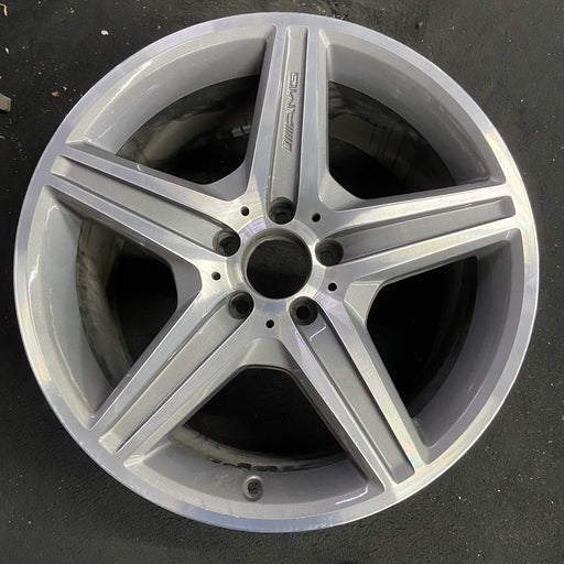 18" MERCEDES E-CLASS 07 211 Type; , E63, 18x9 Original OEM Wheel Rim - Angle View