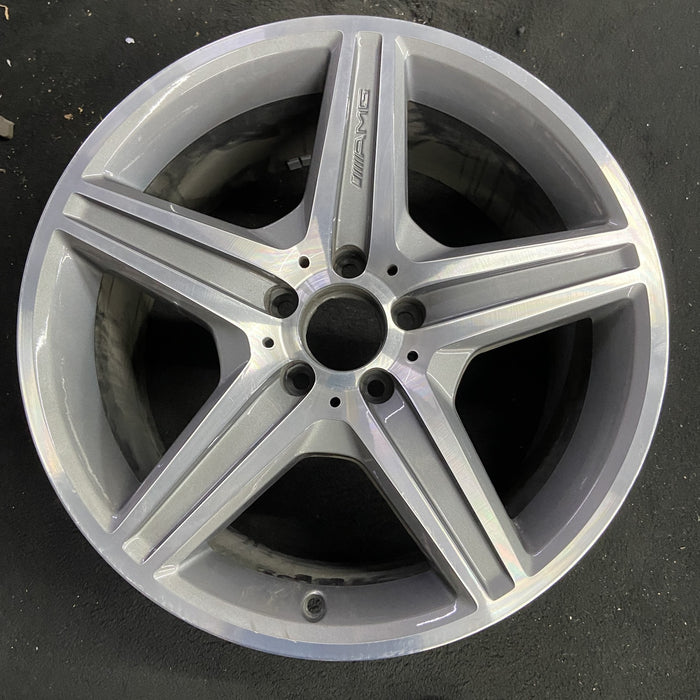 18" MERCEDES E-CLASS 07 211 Type; , E63, 18x9 Original OEM Wheel Rim - Angle View
