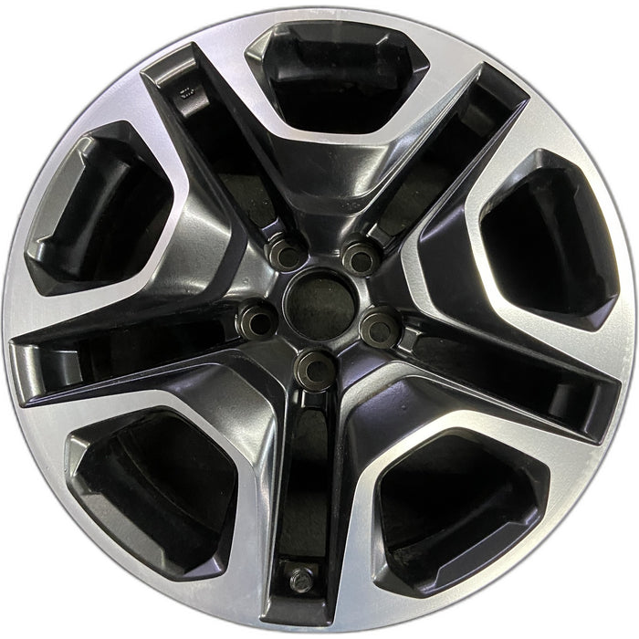 19" RAV4 19-20 19x7.5 , , matte black inlay Original OEM Wheel Rim - Front View
