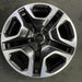 19" RAV4 19-20 19x7.5 , , matte black inlay Original OEM Wheel Rim - Angle View