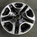 19" RAV4 19-20 19x7.5 , , matte black inlay Original OEM Wheel Rim - Side Profile