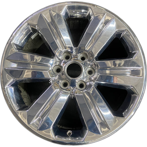 20" FORD F150 PICKUP 18-20 20x8.5, 6 spoke, chrome Original OEM Wheel Rim - Front View