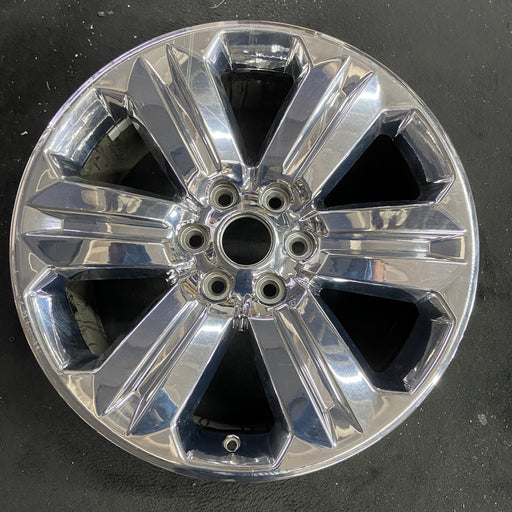 20" FORD F150 PICKUP 18-20 20x8.5, 6 spoke, chrome Original OEM Wheel Rim - Angle View