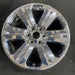 20" FORD F150 PICKUP 18-20 20x8.5, 6 spoke, chrome Original OEM Wheel Rim - Angle View