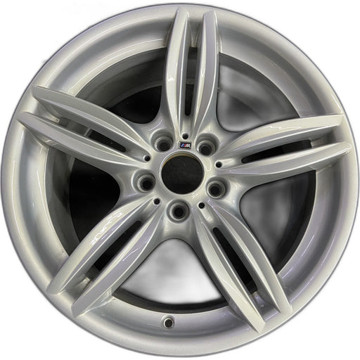 19" BMW 528i 11-15 19x9 , 5 spoke, double spoke Original OEM Wheel Rim - Front View