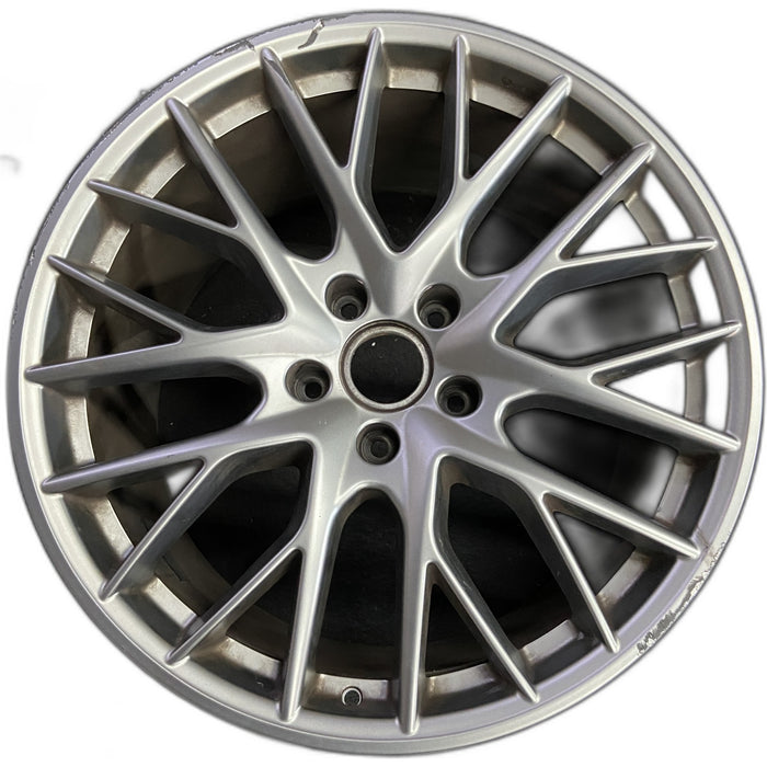 21" PORSCHE PANAMERA 17-23 , 21x11.5, 10 spoke, Y spoke design, platinum - Front View