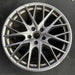 21" PORSCHE PANAMERA 17-23 , 21x11.5, 10 spoke, Y spoke design, platinum - Angle View