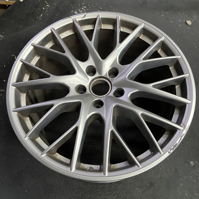 21" PORSCHE PANAMERA 17-23 , 21x11.5, 10 spoke, Y spoke design, platinum - Side Profile