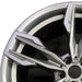 21" BMW X3 23 21x9.5 alloy rear 5 spoke Original OEM Wheel Rim - Angle View