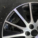 19" HIGHLANDER 17-18 19x7.5 alloy 12 spoke black inlay Original OEM Wheel Rim - Side Profile