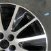19" HIGHLANDER 17-18 19x7.5 alloy 12 spoke black inlay Original OEM Wheel Rim - Close-Up Detail